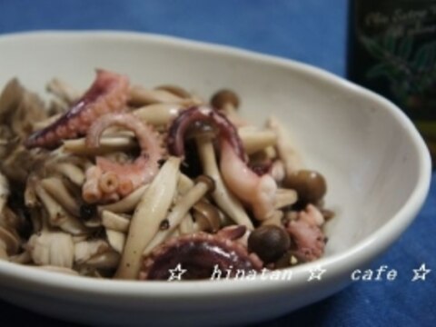 ヘルシー ☆ たことまいたけの炒め物